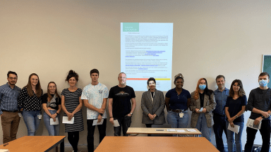 Groupe de nouveaux étudiants du programme