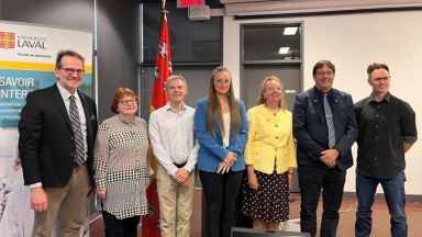 Jury et Amandine Isenbrandt lors de sa soutenance de thèse