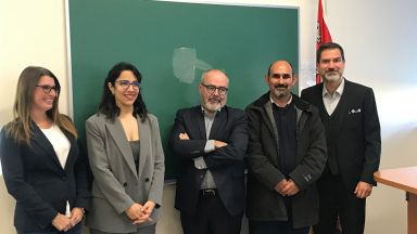 Membres du jury et Neda Madadian