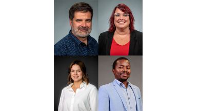Pr Luc Bergeron, Pre Jessica Deslauriers, Pre Marie-Laurence Tremblay, Pr Arsène Zongo