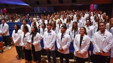 Photo de la salle avec étudiants