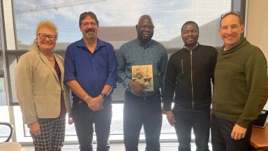 Julie Méthot, Olivier Barbier, M. Rasmané SEMDE, Arsène Zongo et Jean Lefebvre