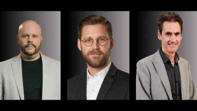 Alexandre Caron, Jean-Philippe Drouin-Chartier et Frédéric Calon