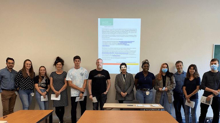 Groupe de nouveaux étudiants du programme
