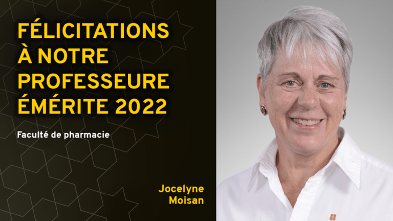Photo de la professeure Jocelyne Moisan