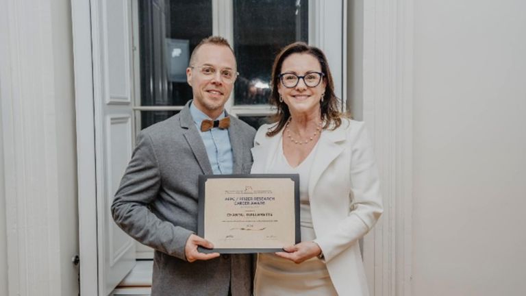 Réception du prix par Chantal Guillemette