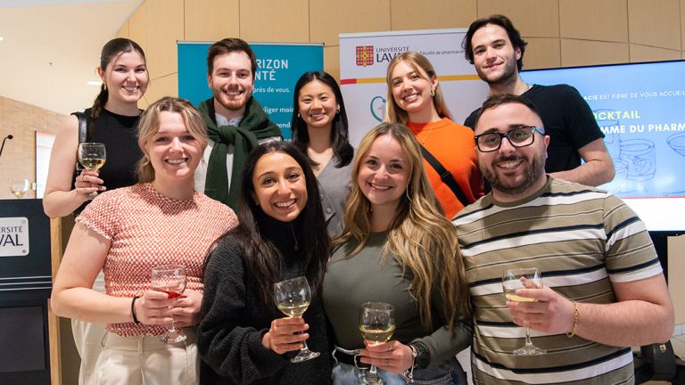 Groupe d'étudiants finissants