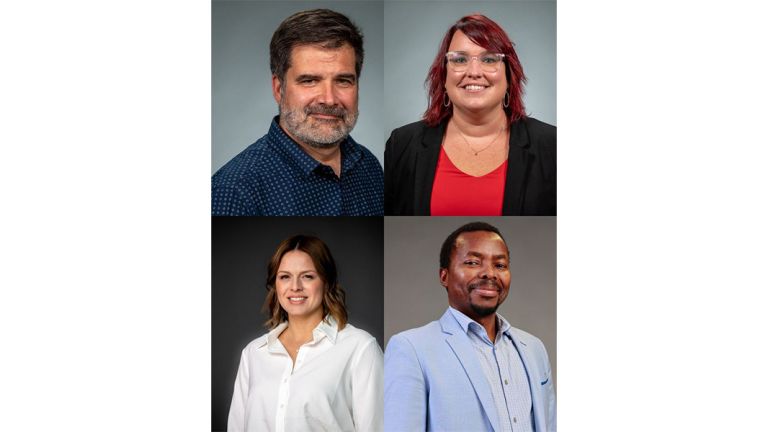 Pr Luc Bergeron, Pre Jessica Deslauriers, Pre Marie-Laurence Tremblay, Pr Arsène Zongo