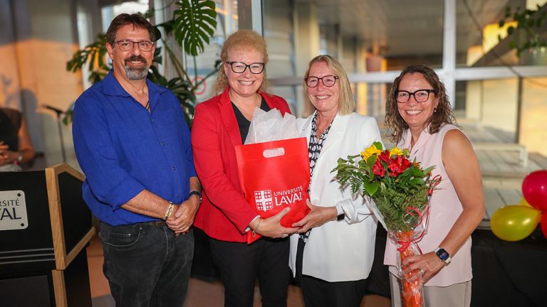 Olivier Barbier, Julie Méthot, Anne Dionne et Chantale Simard