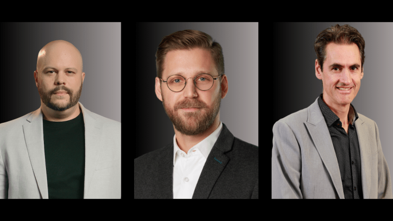 Alexandre Caron, Jean-Philippe Drouin-Chartier et Frédéric Calon